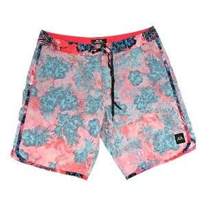 Oakley Fun Fliral Print Swimming Outdoor Shorts Trunks sz 36